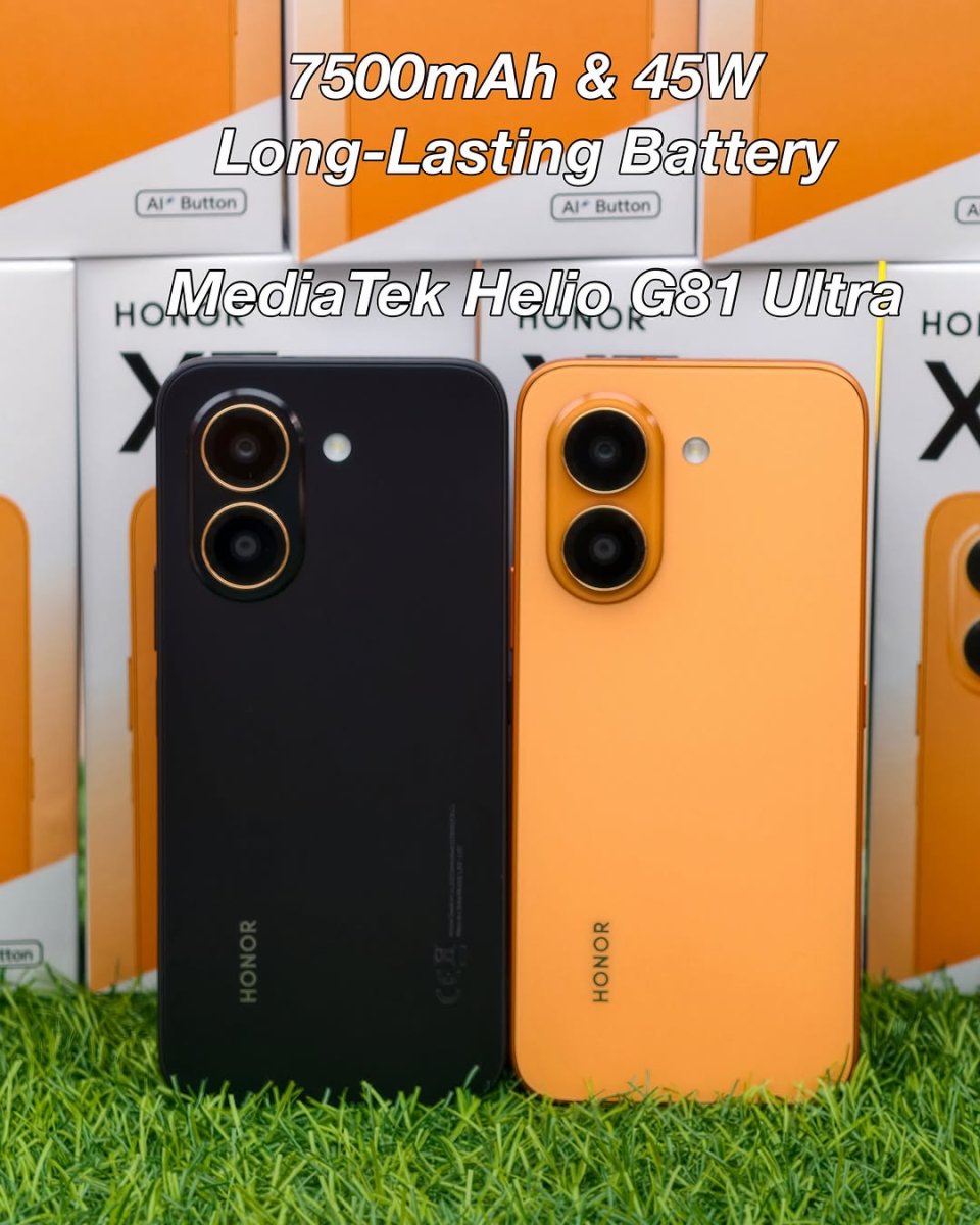 Honor X7e 256giga batterie 7500mah Ram 6