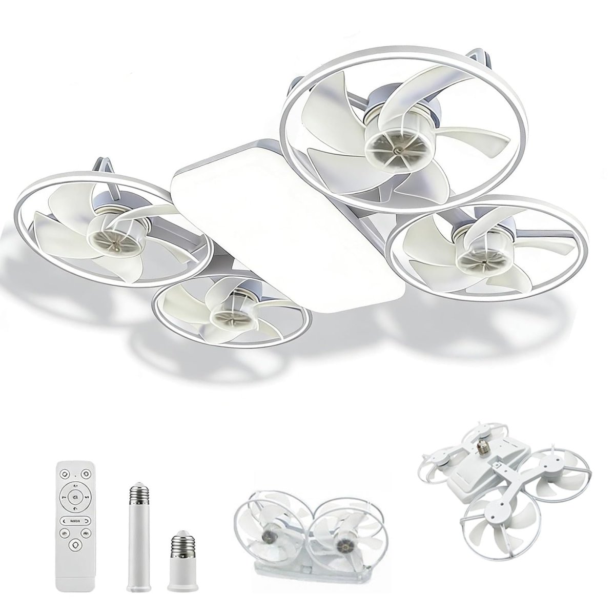 Ventilateur LED Plafonnier