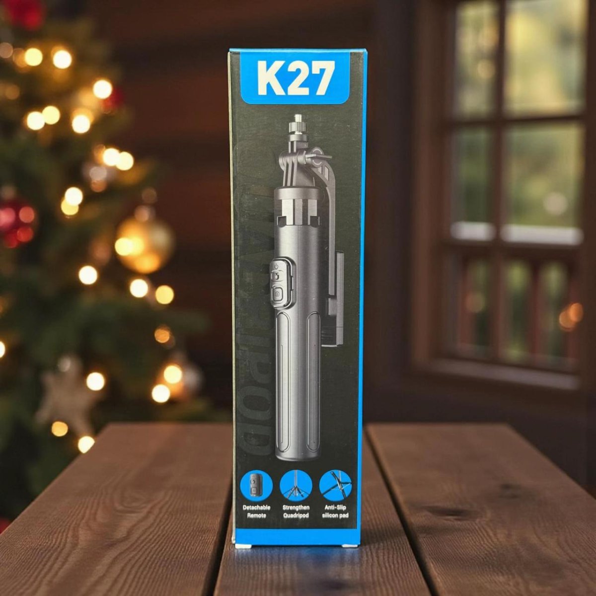 🤳📸 Perche à Selfie Professionnelle K27-P avec Trépied & Télécommande Bluetooth