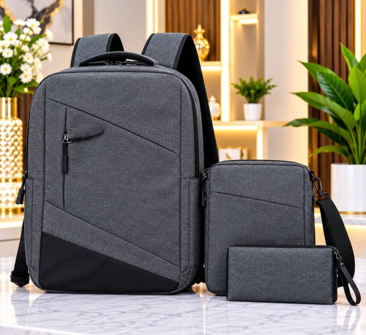 SAC À DOS ÉCOLIER - COMPLET DE 3 PIÈCES