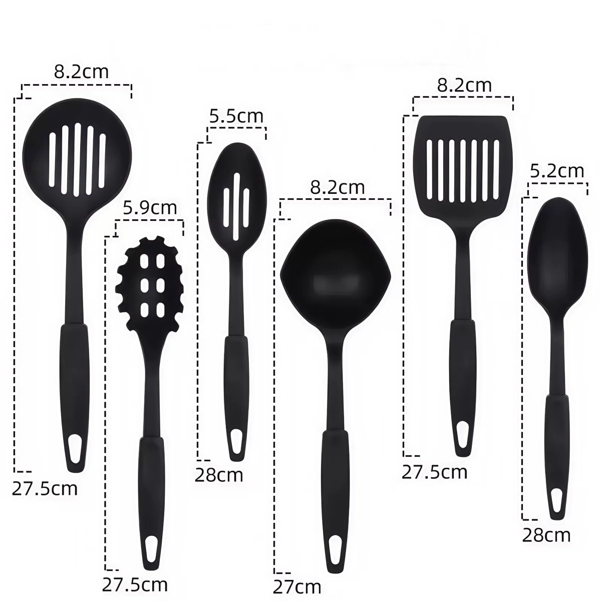 Louche de 6 pièces anti adhésive