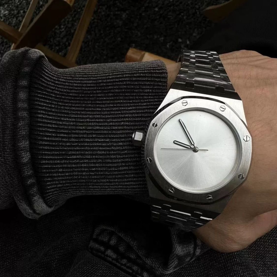 Montre acier inoxydable