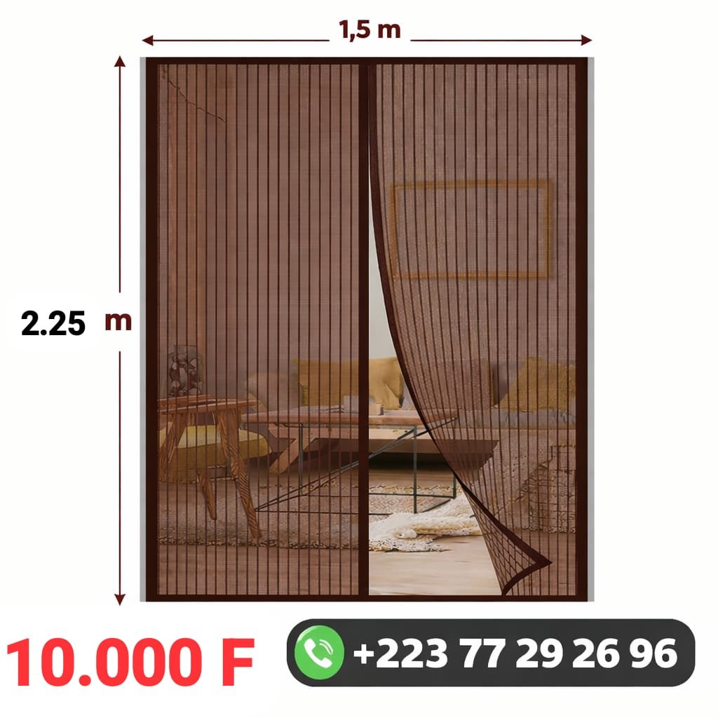 RIDEAU MAGNETIQUE ANTI-INSECTES