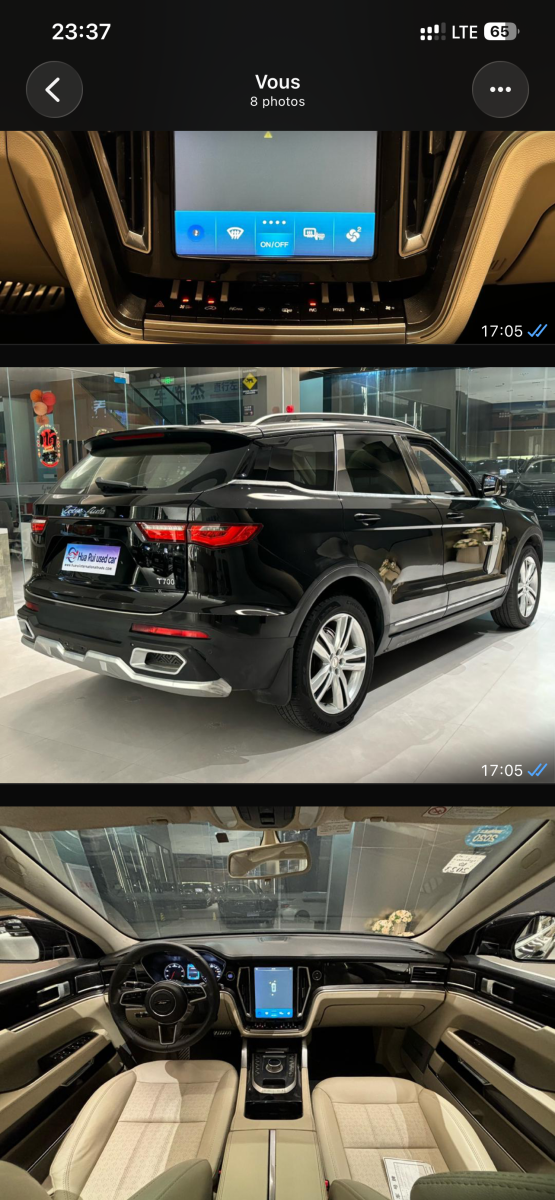 Voiture 4x4 T700 zhongtai