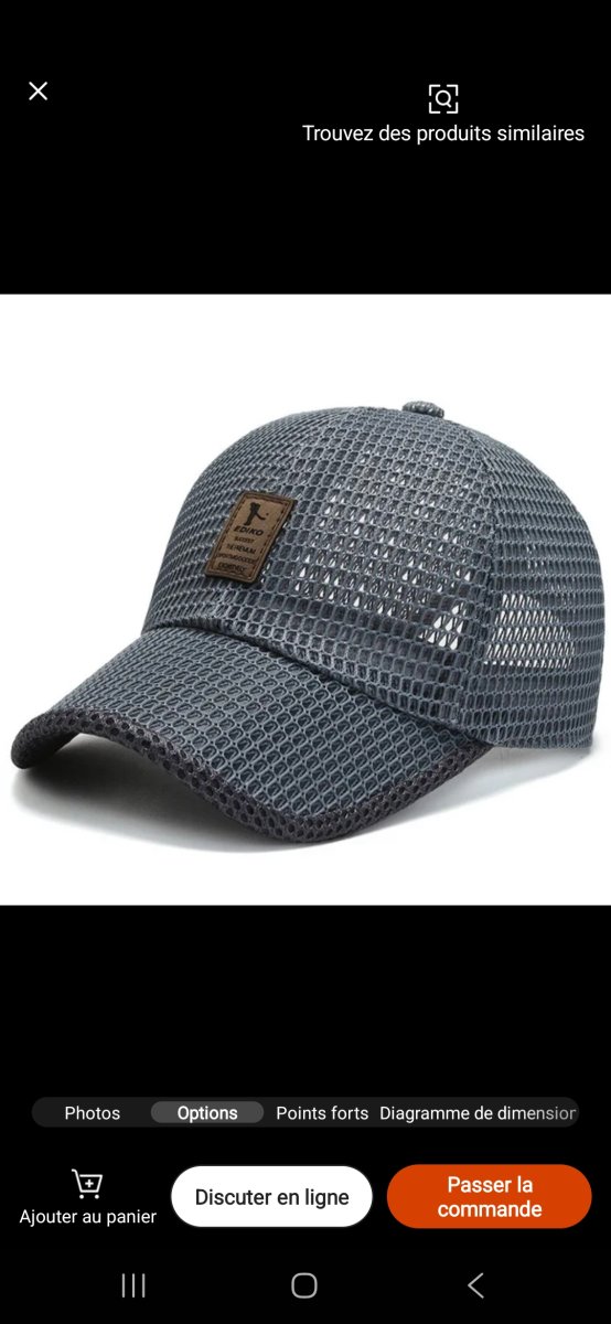 Casquete de haute qualite