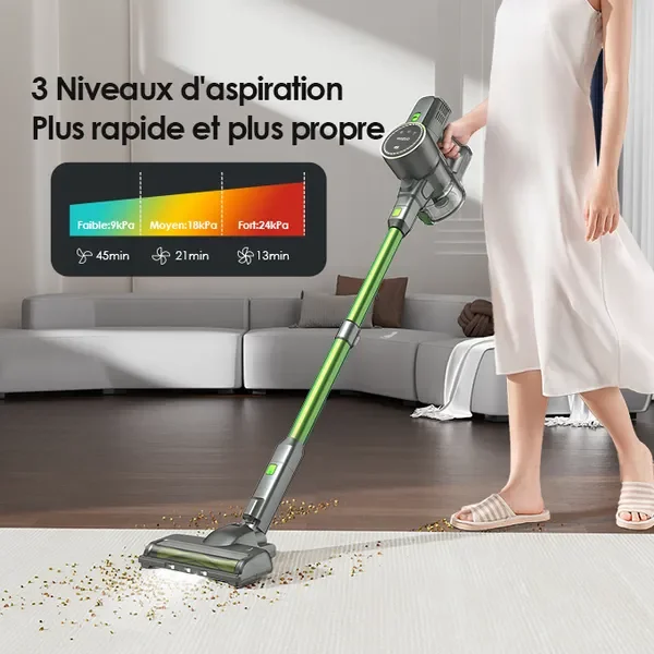 oraimo UltraPure Aspirateur balai sans fil 270 W