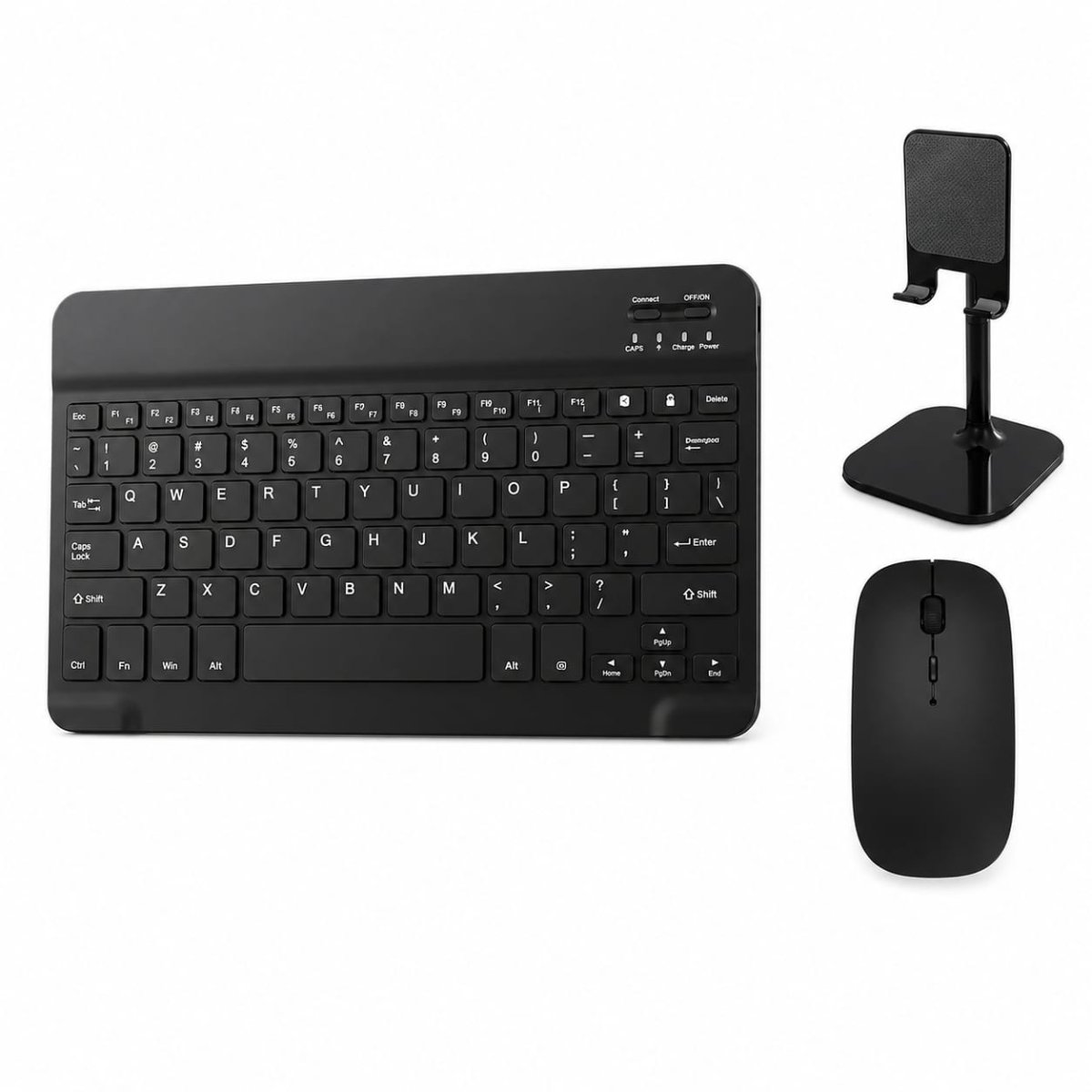 PACK 3 EN 1 – CLAVIER + SOURIS + SUPPORT TÉLÉPHONE