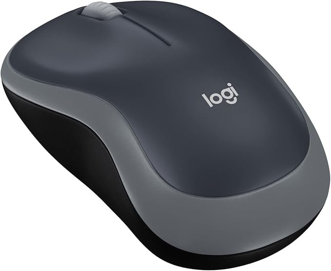 Logitech M185 Souris sans Fil, 2.4 GHz avec Mini Récepteur USB, Longévité de la Pile 12 Mois, Résolution du Capteur 1000 PPP, Ambidextre, Compatible PC, Mac...