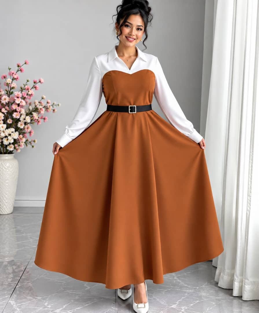 Robe pour femme avec ceinture