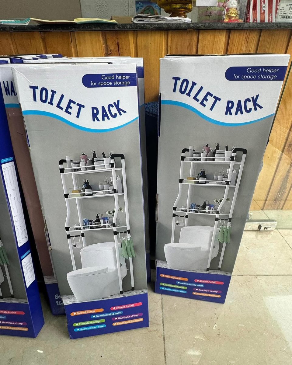 🚿✨ ÉTAGÈRE DE TOILETTE MULTIFONCTION 3 NIVEAUX | GAGNEZ DE L’ESPACE AVEC ÉLÉGANCE !