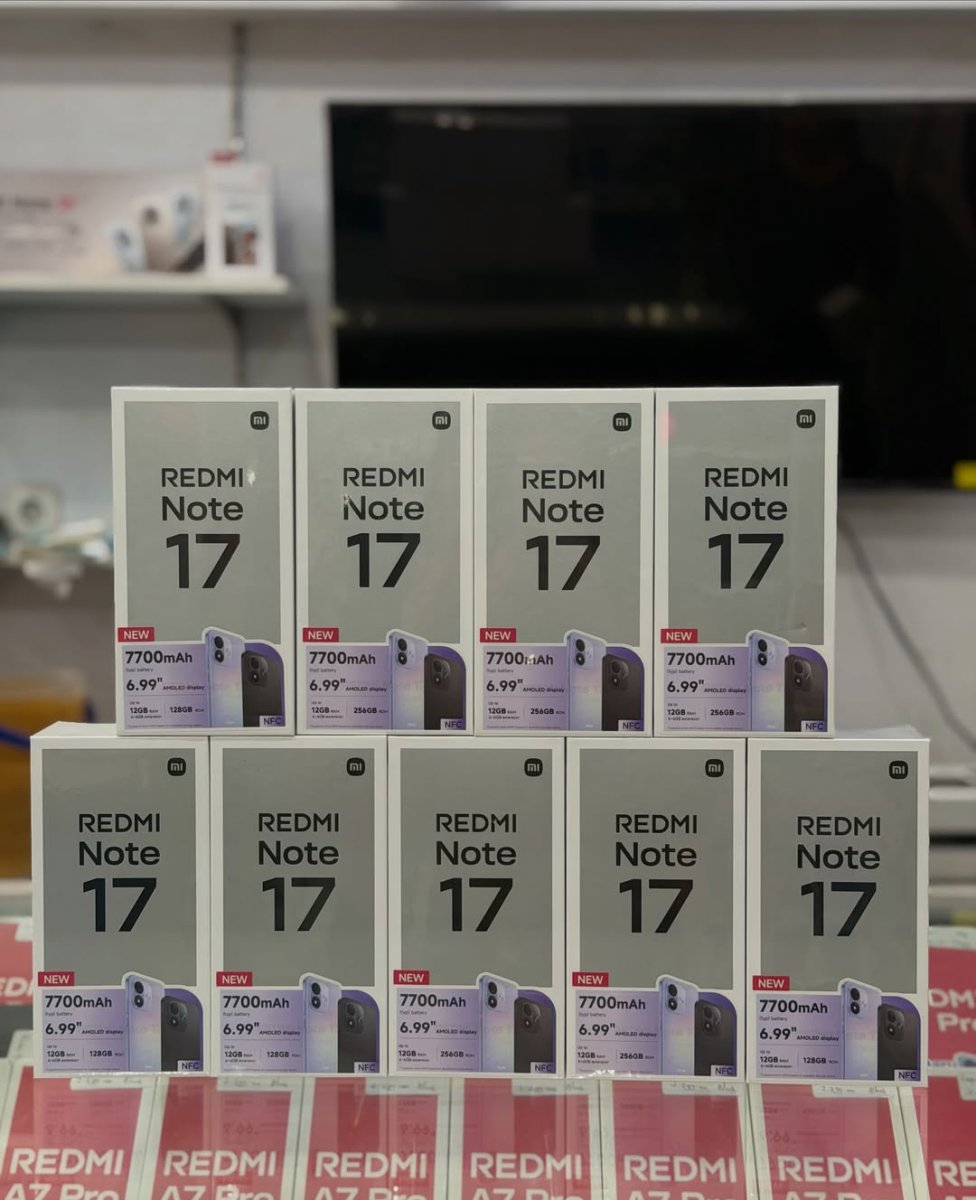 Redmi note 17 neuf 256giga Original ram 8giga batterie 7700mah