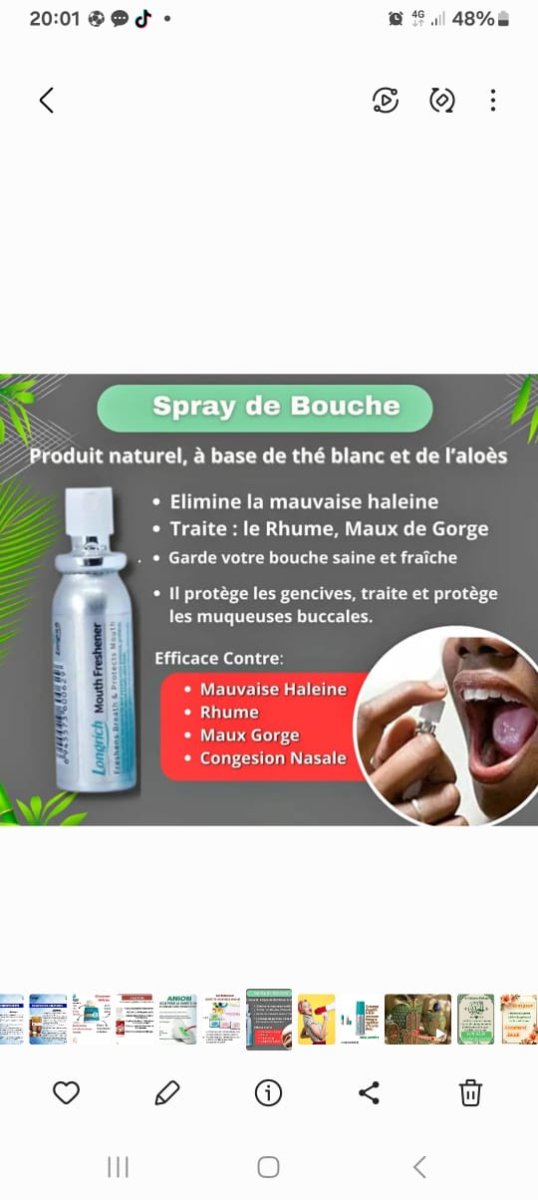 Spray de bouche