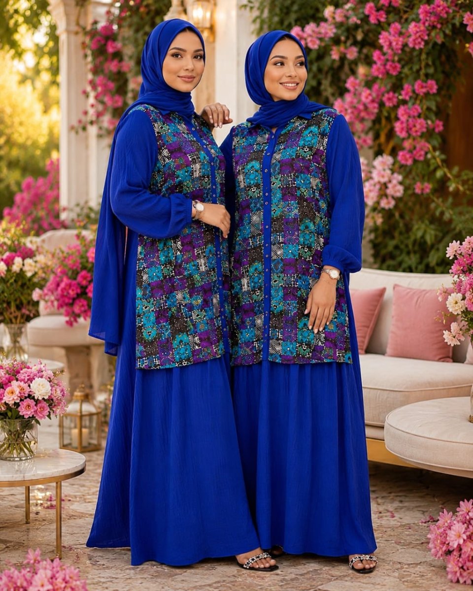 Robe avec foulard