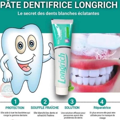 Pâte dentifrice Longrich, réparateur de dents