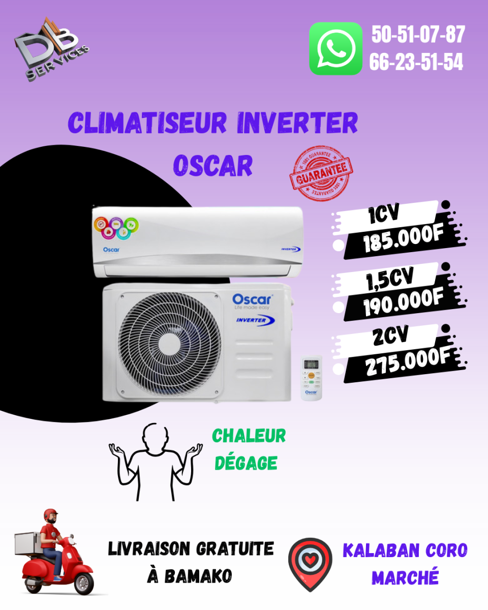 Climatiseur inverter Oscar
