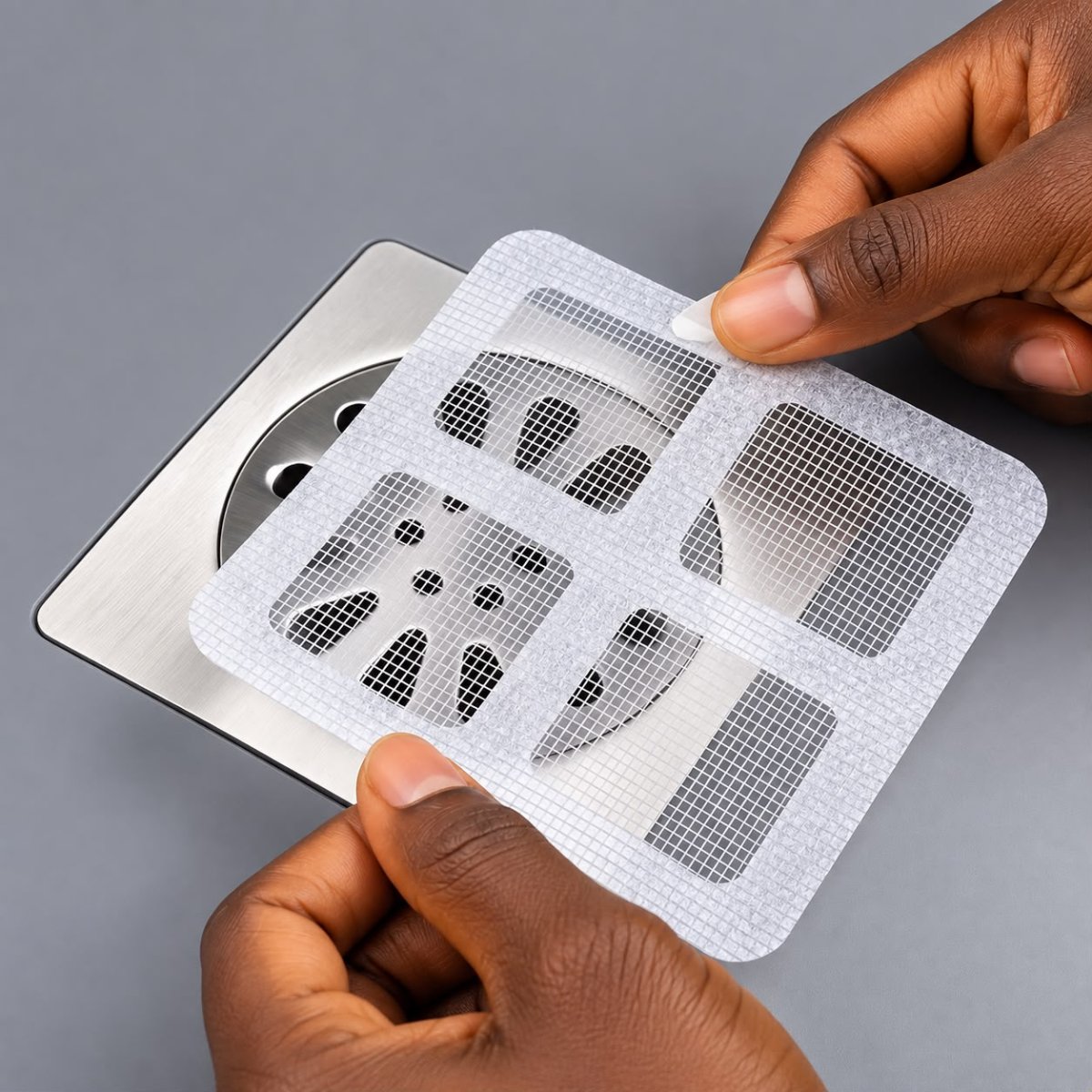 FILTRE AUTOCOLLANT POUR ÉVACUATION