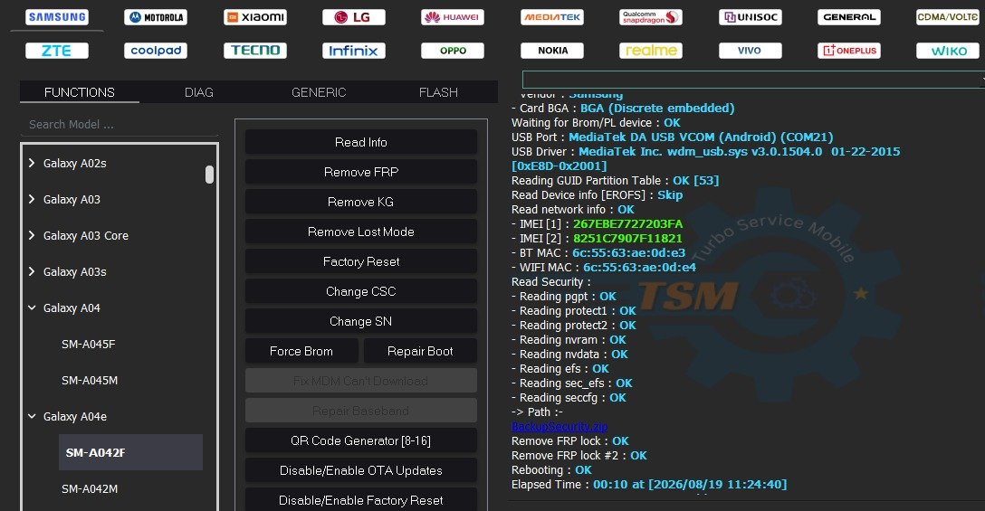 TSM Tool activation
