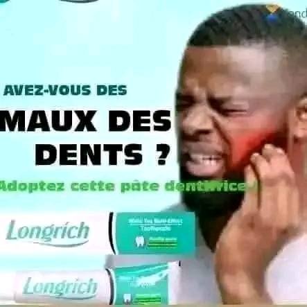 Pâte dentifrice Longrich, réparateur de dents