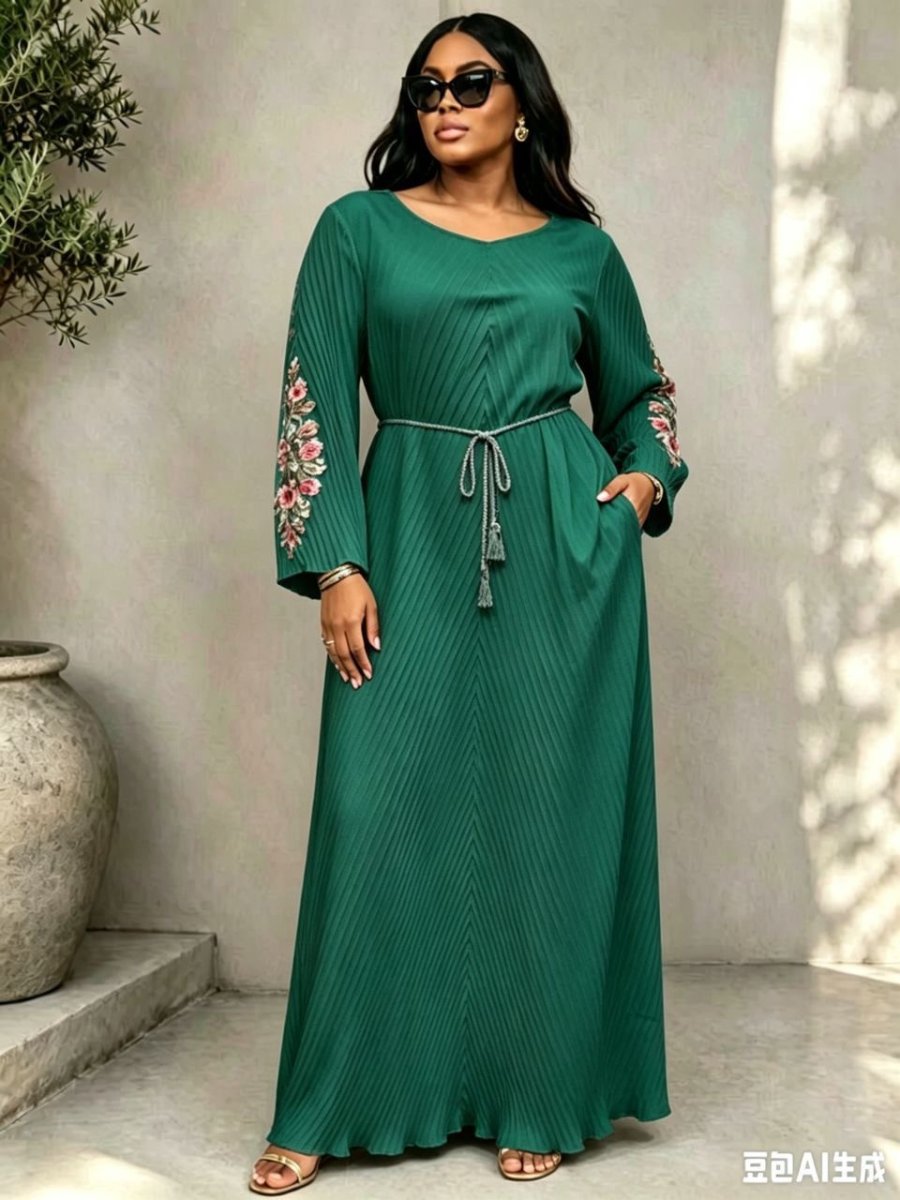 Robe plissée