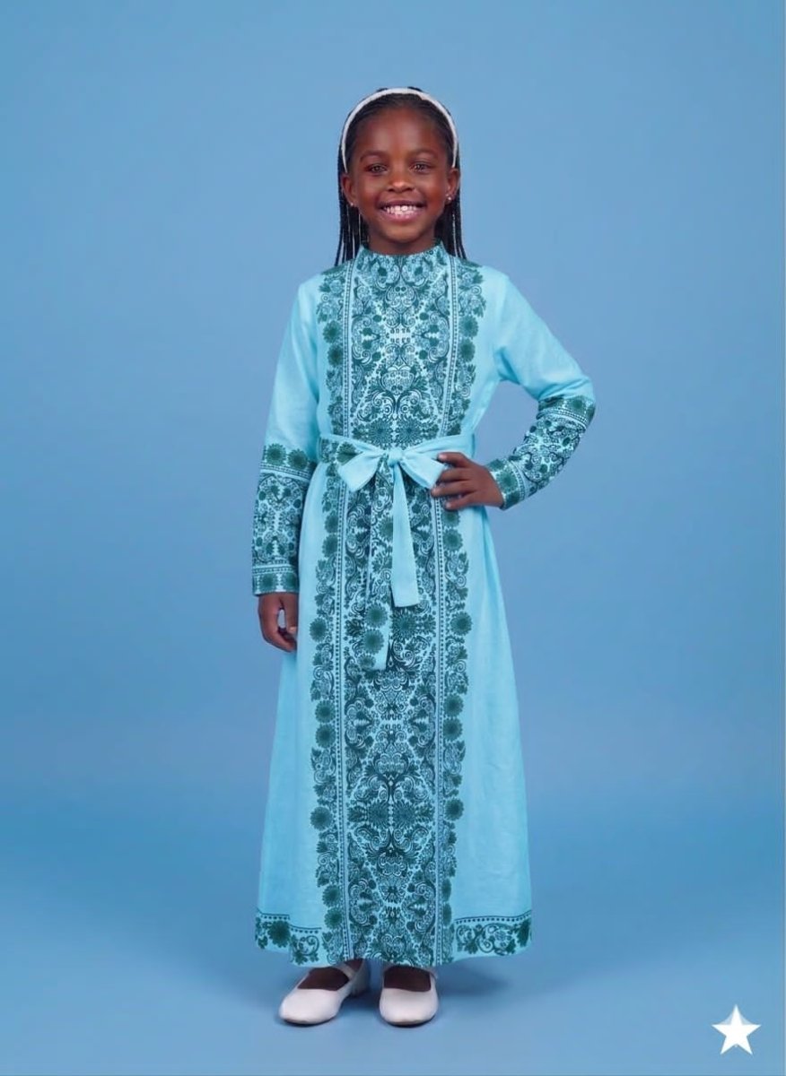 Robe pour fille coton 💯  Âge : de 7 à 12 ans