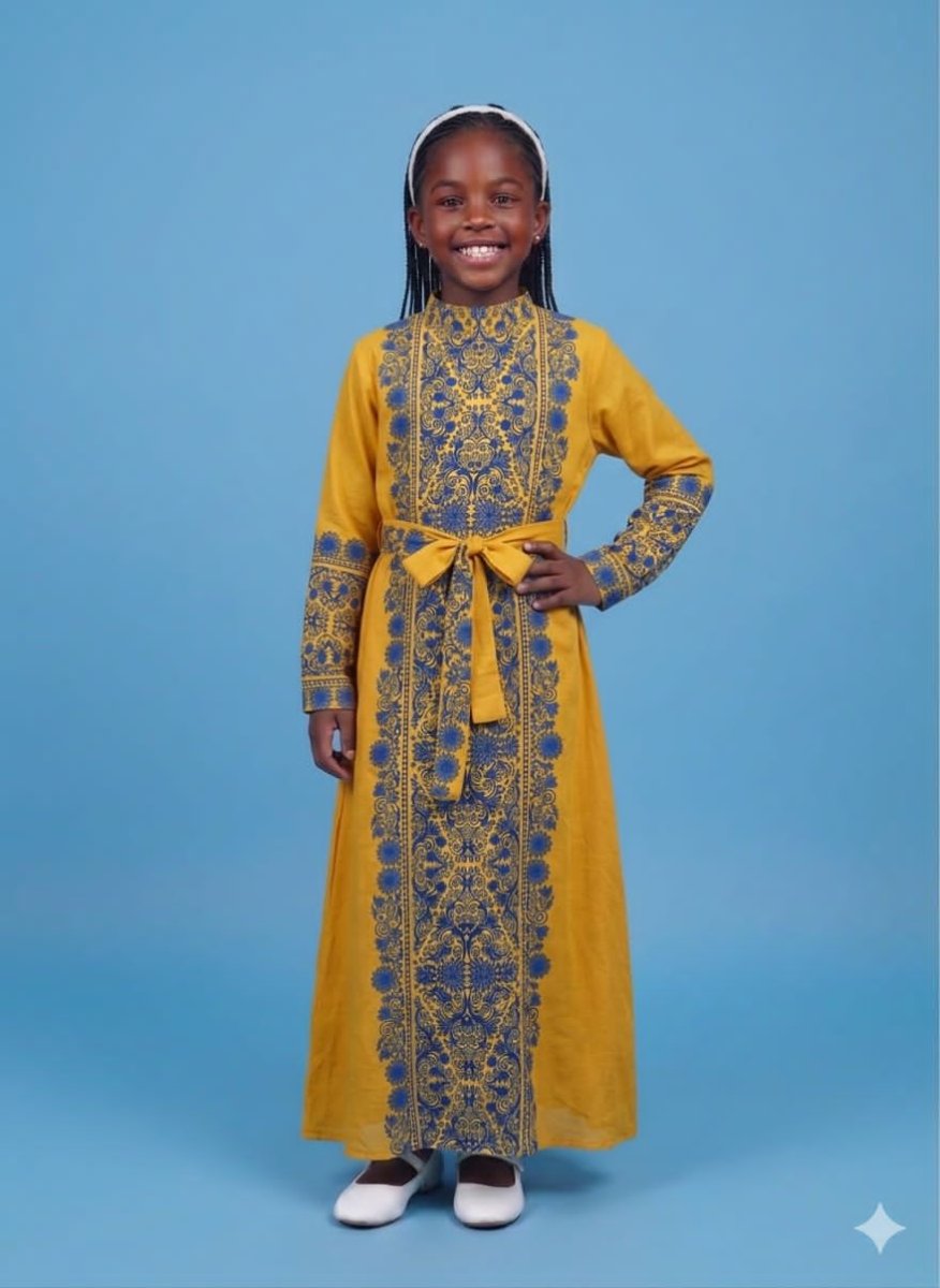 Robe pour fille coton 💯  Âge : de 7 à 12 ans