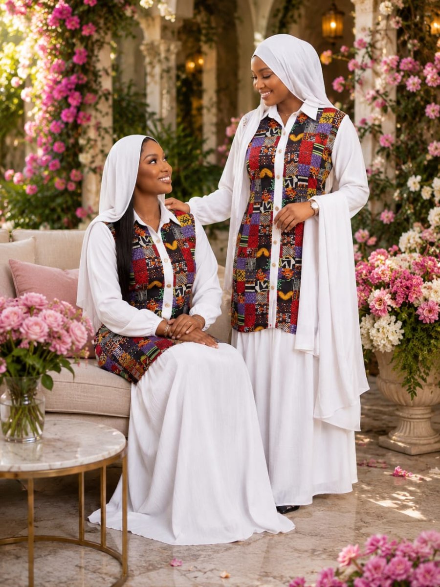 Robe avec foulard