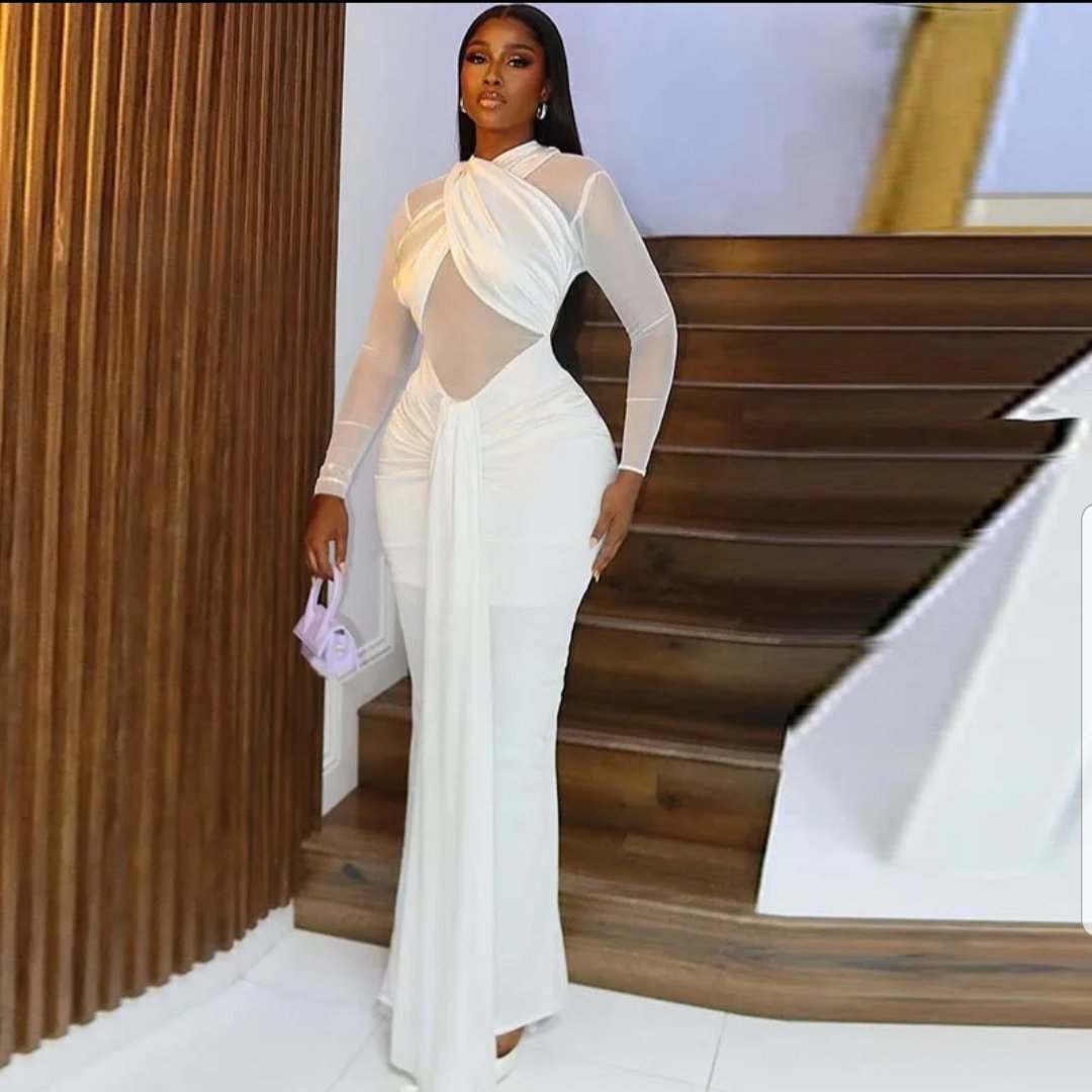 Robe longue moulante (style bodycunt)