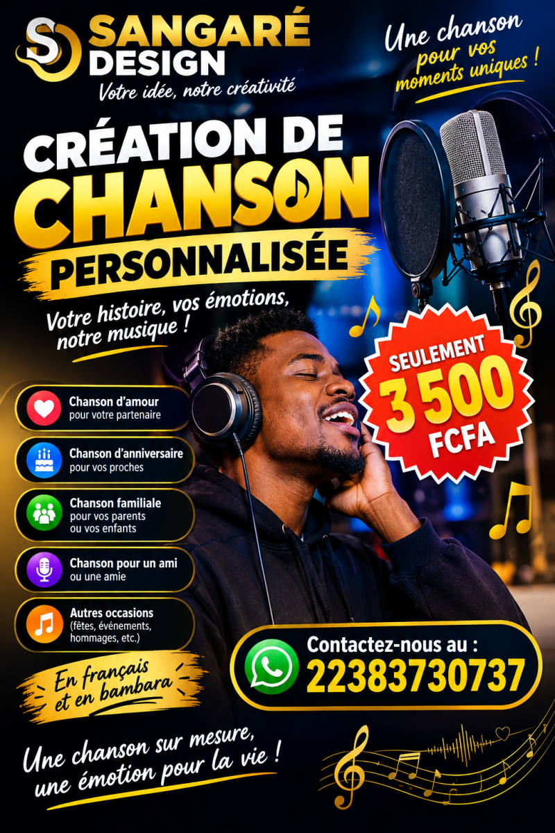Chanson personnalisée, chanson de mariage, chanson d'anniversaire