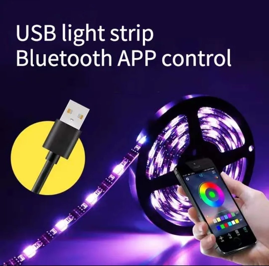 Led lumineux intelligent avec Bluetooth contre par téléphone