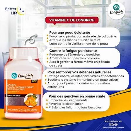 Vitamine c de longrich