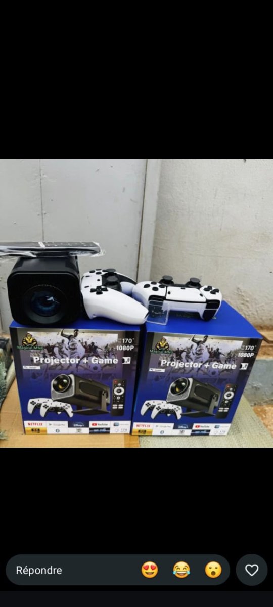 Projecteur+Game avec 2 manette