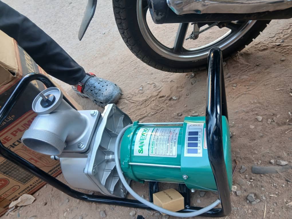 Moto pump solaire et essence