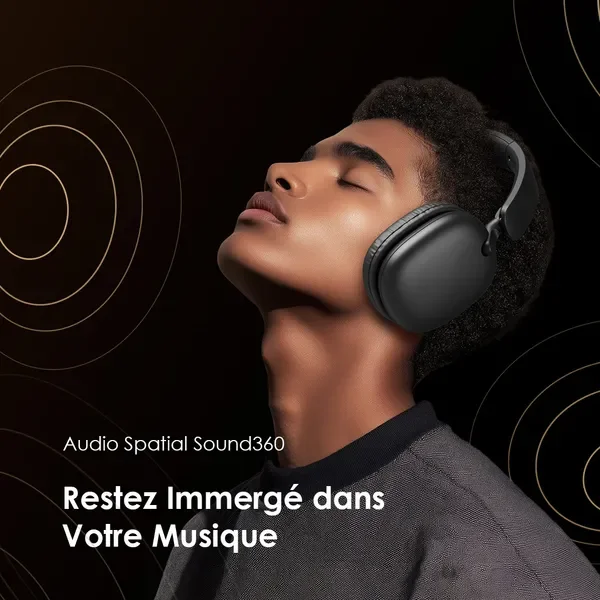 Oraimo BoomPop Lite Écouteurs supra-auriculaires sans fil ENC