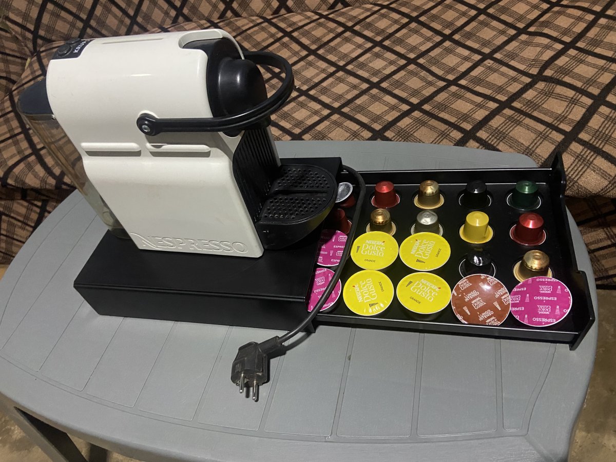 Coffre capsules café