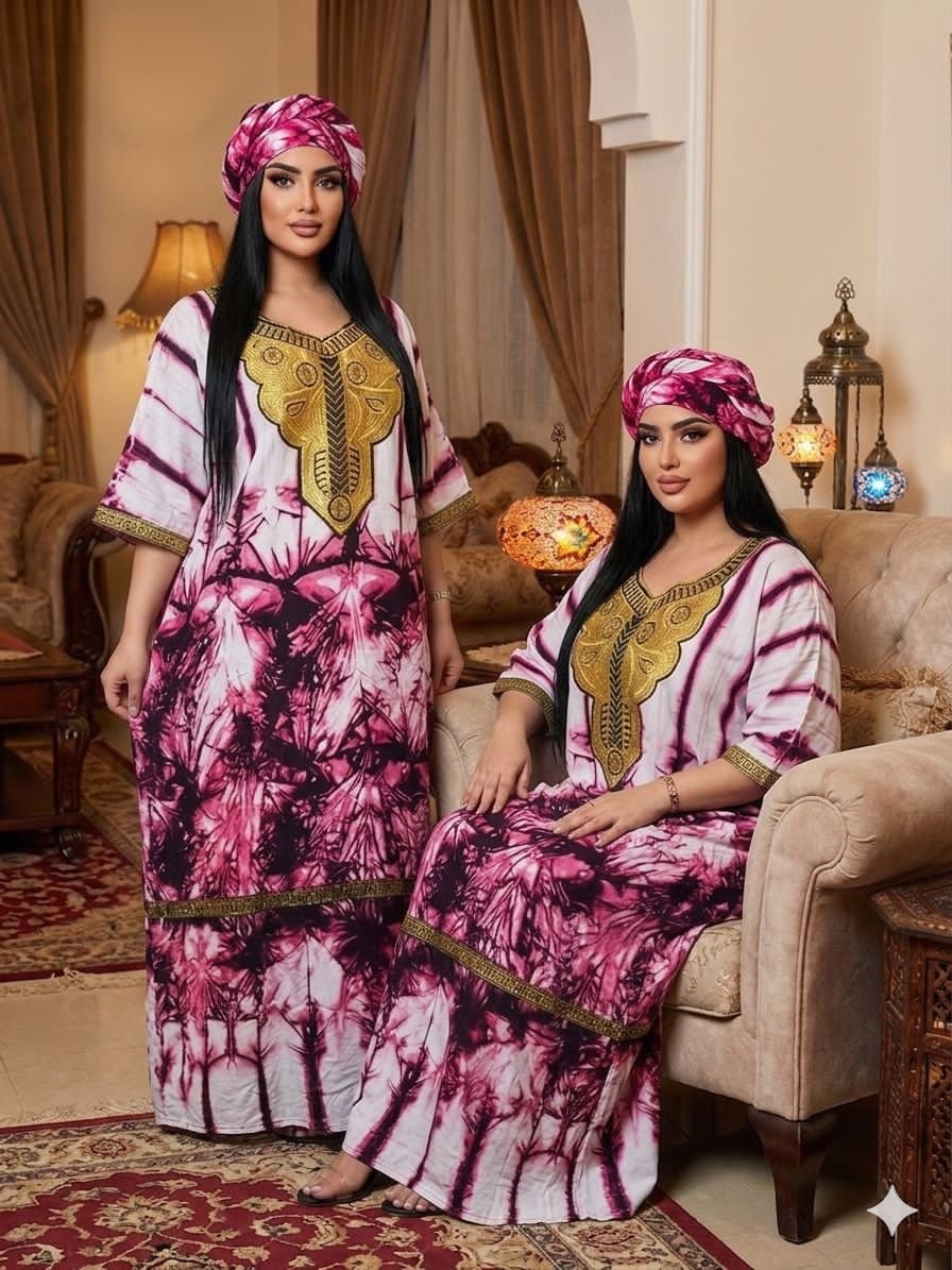Robe kaskha en coton