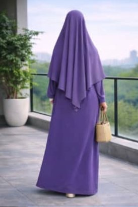 KHIMAR COMPLET 1 VOLANT