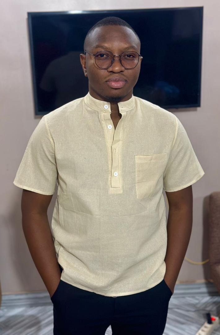 Chemise en manche courte lin