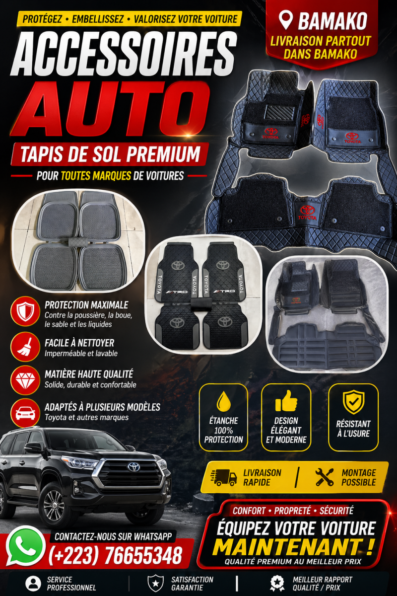 🚗 Gardez l’intérieur de votre voiture toujours propre !