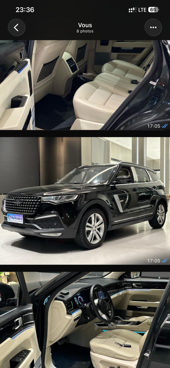 Voiture 4x4 T700 zhongtai
