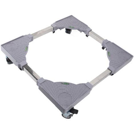Supsupports réglables et mobiles pour appareils électroménagers comme les machines à laver ou les support réglables pour Frigo / Machine à laver