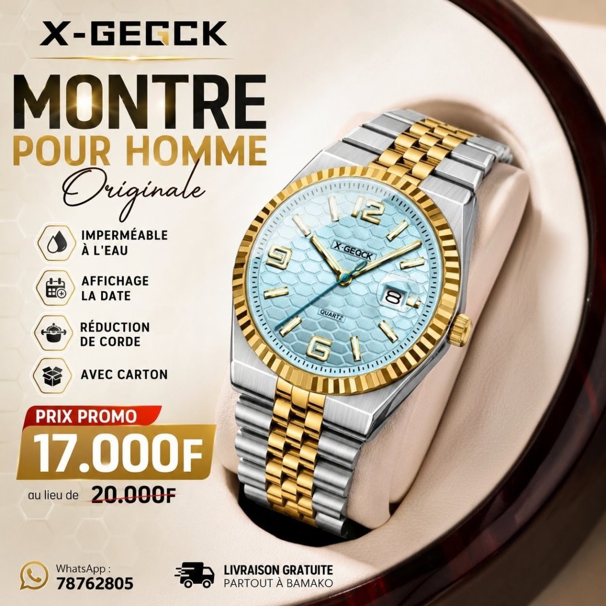 Montre originale X-Gegck