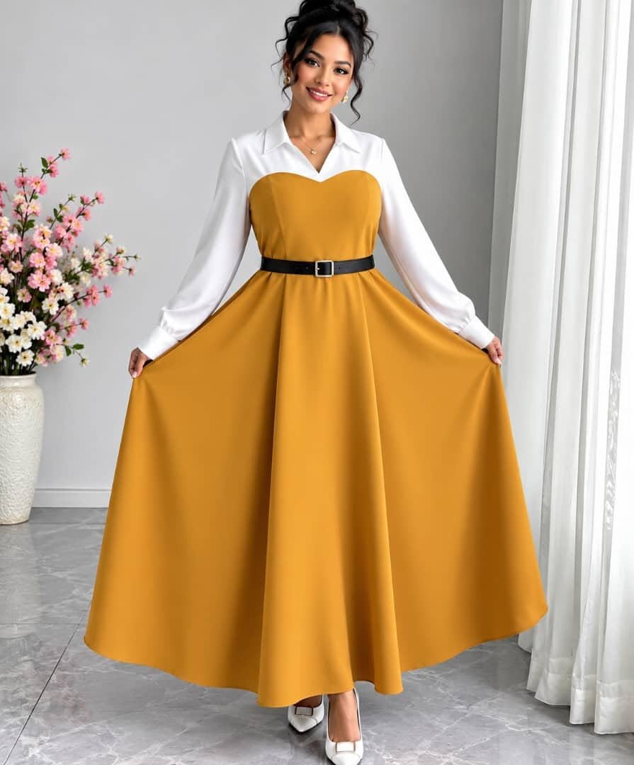 Robe pour femme avec ceinture