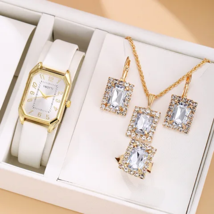 Chaine+Montre+bracelet+boucles+bague