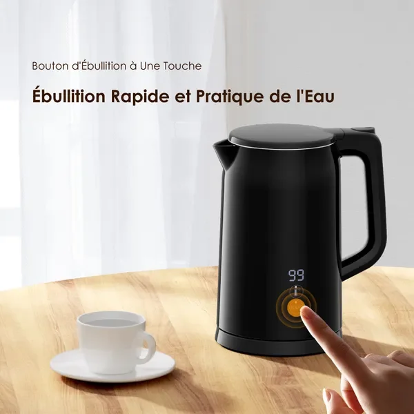 Oraimo SmartKettle Byte Bouilloire Électrique 2000W Acier Inoxydable 304