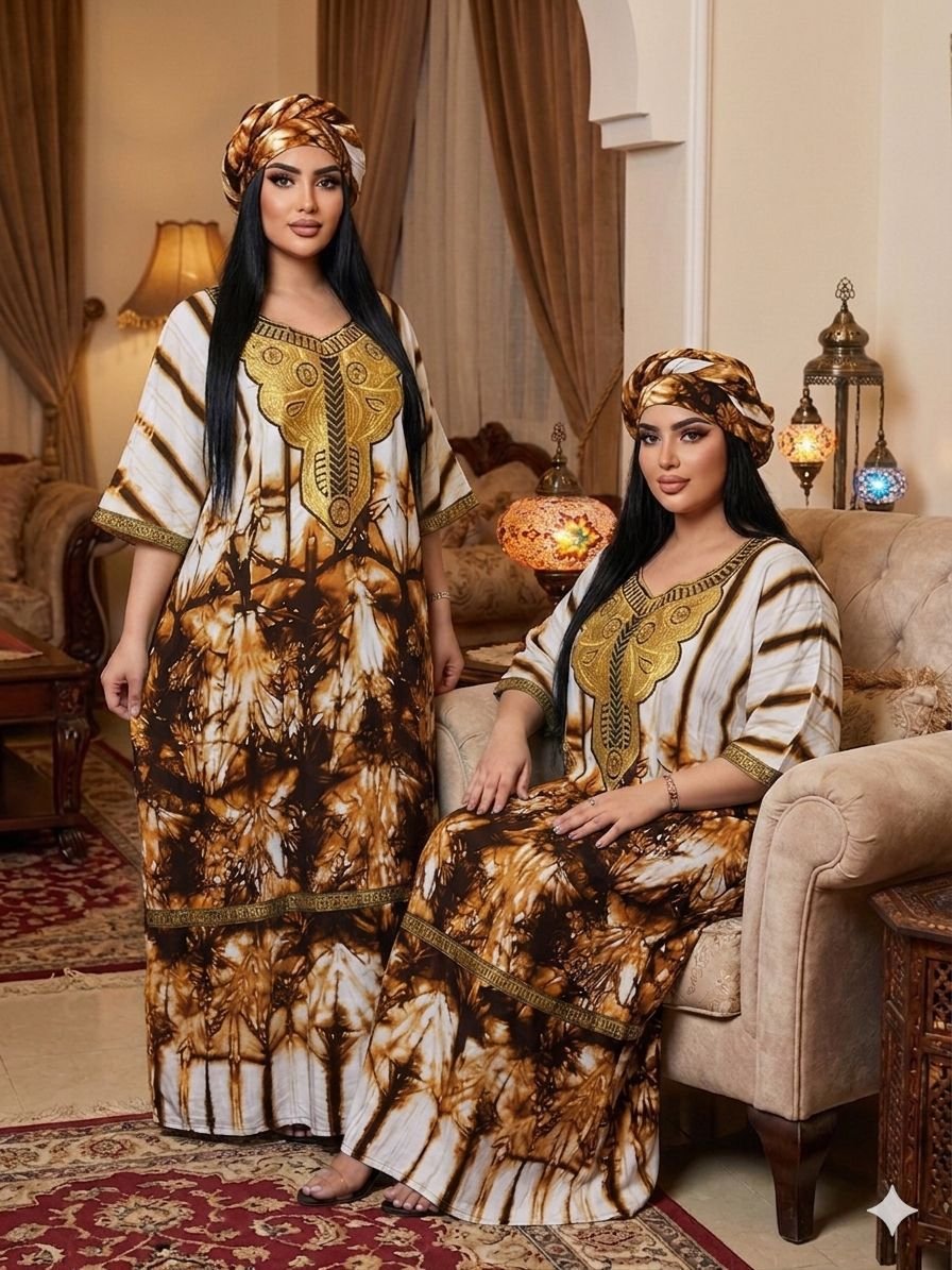 Robe kaskha en coton