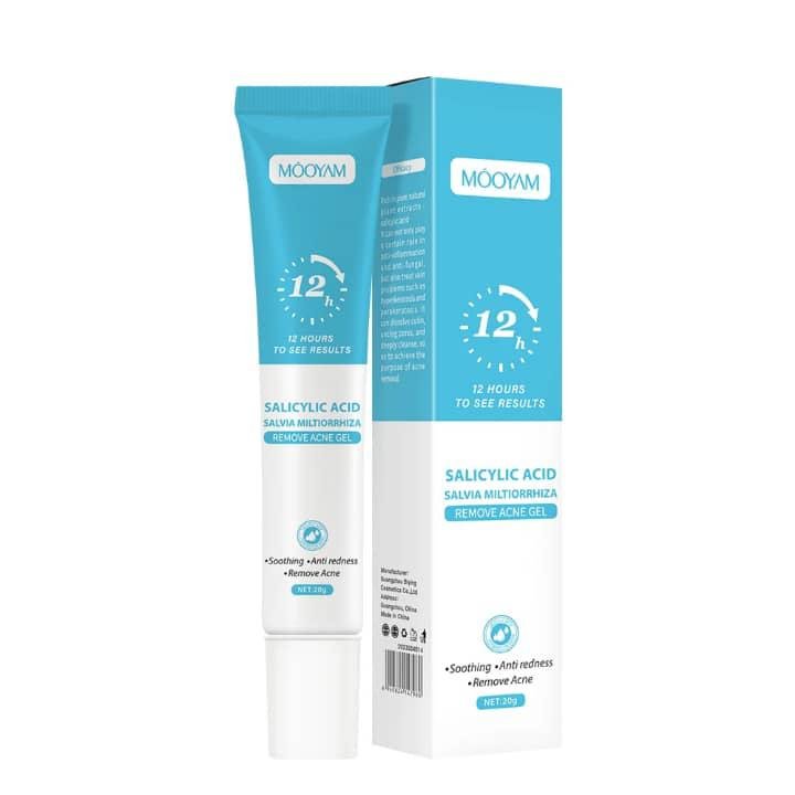 Gel anti-acné formulé à l’acide salicylique.