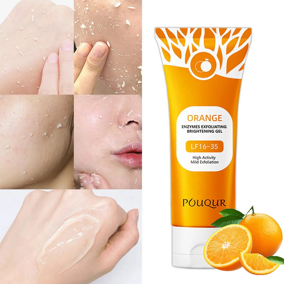 Gel orange exfoliant