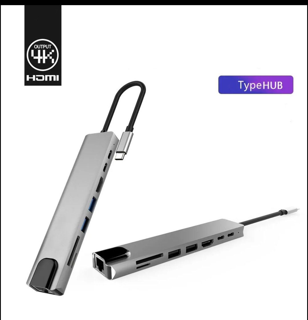 Adaptateur type-C 8 in 1