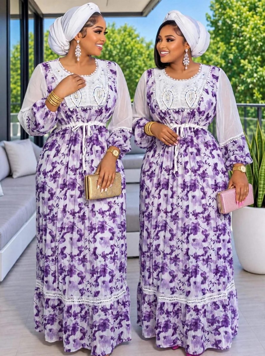 ROBE KASHKA AVEC LARGE FOULARD