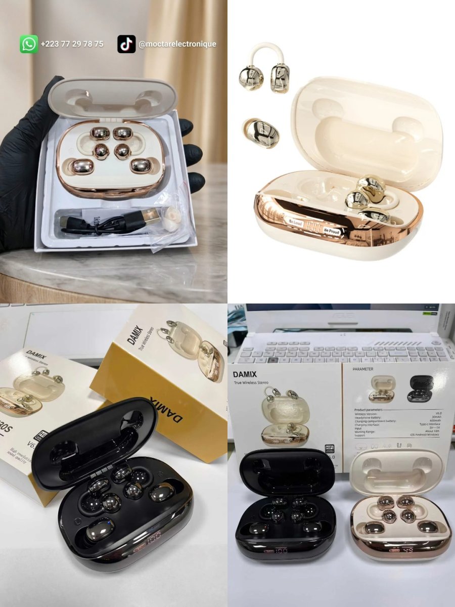 Bluetooth GT630S 4 oreillettes Bouclé d'oreille